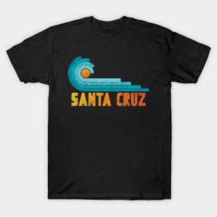 Surfing Santa Cruz Retro Vintage T-Shirt